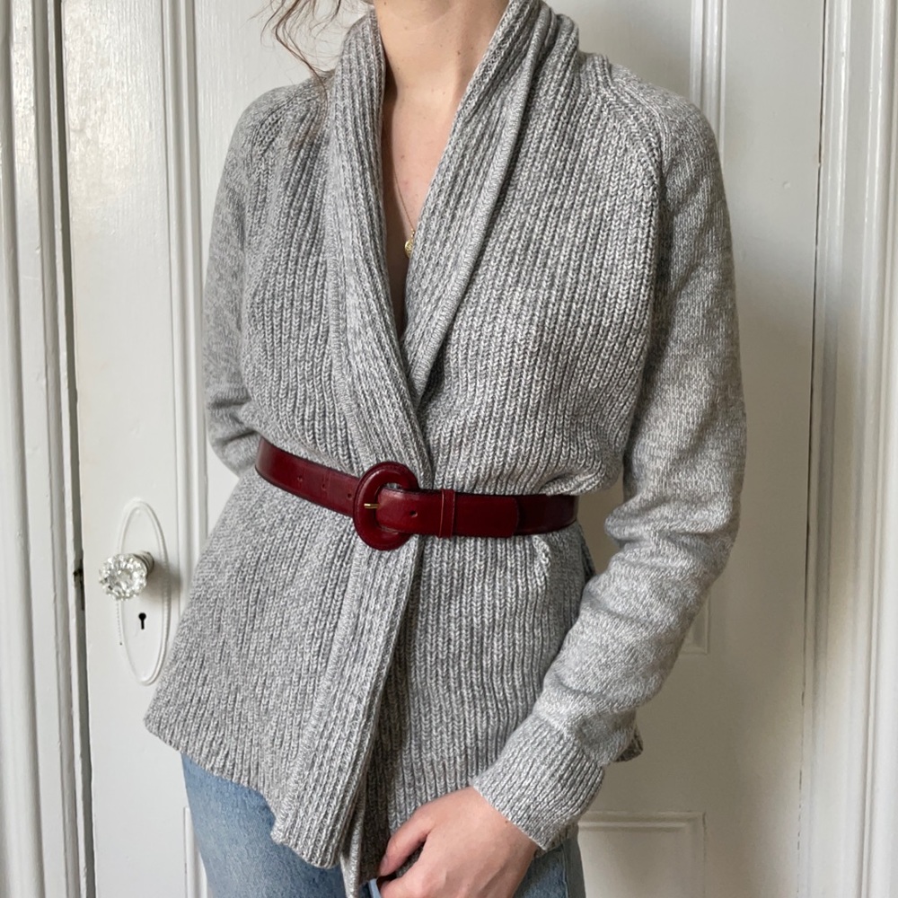 Gray L.L. Bean Cardigan